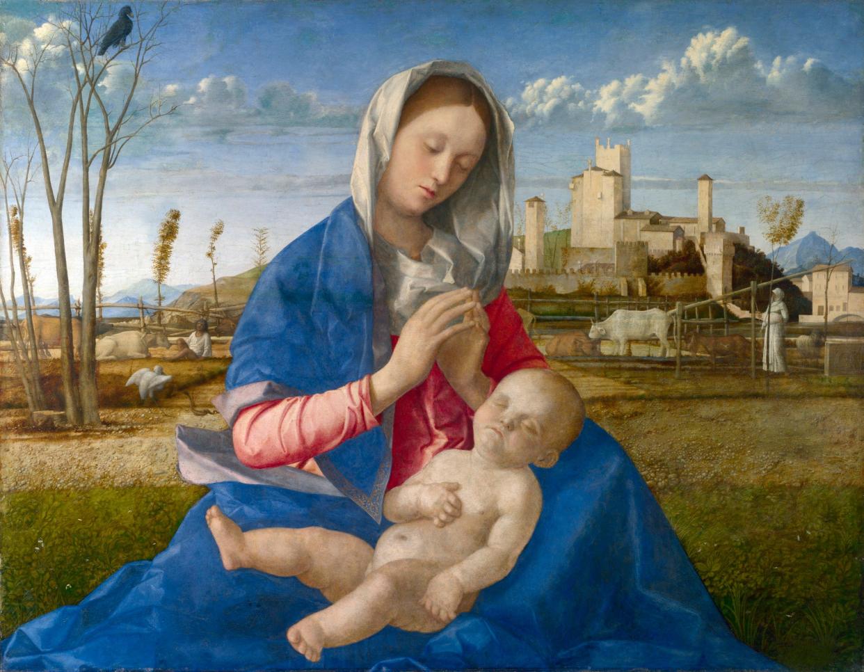 Madonna of the Meadow by Giovanni Bellini