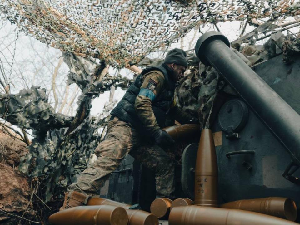 A Ukrainian soldier of the 3rd Assault Brigade fires at Russian positions in the Avdiivka direction (Telegram / 3rd Assault Brigade)