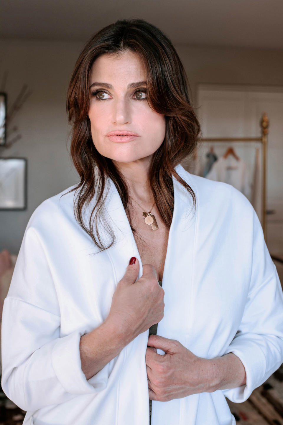 Idina Menzel in Encore by Idina Menzel Call-Time cardigan