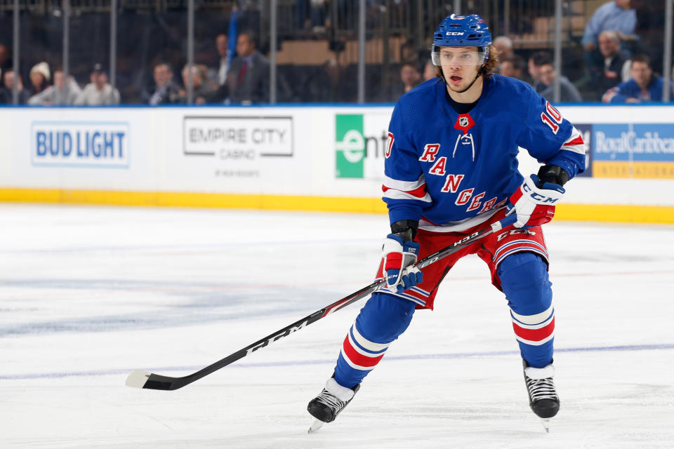 Artemi Panarin #10 of the New York Rangers 