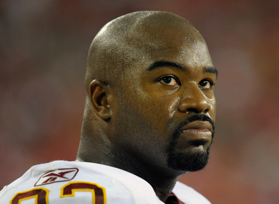 Albert Haynesworth thanked people who offered him a kidney and plans to take up a matching donor on the offer. (Getty)