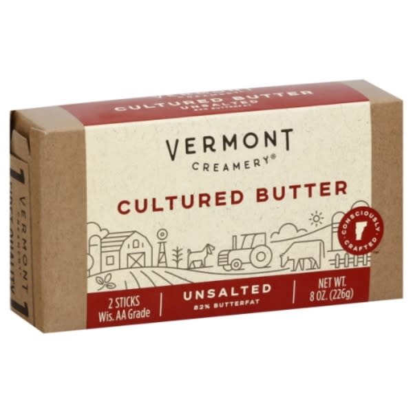 3) Vermont Creamery Cultured Butter Unsalted