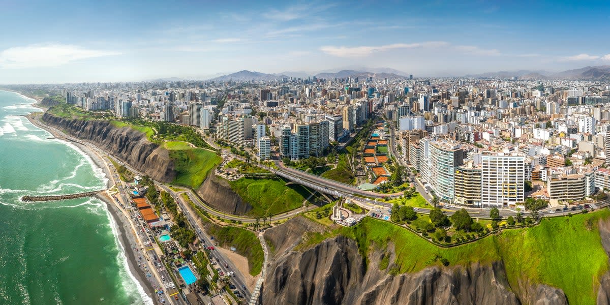 Lima is the only South American capital that lies on the Pacific Coast  (Getty Images)