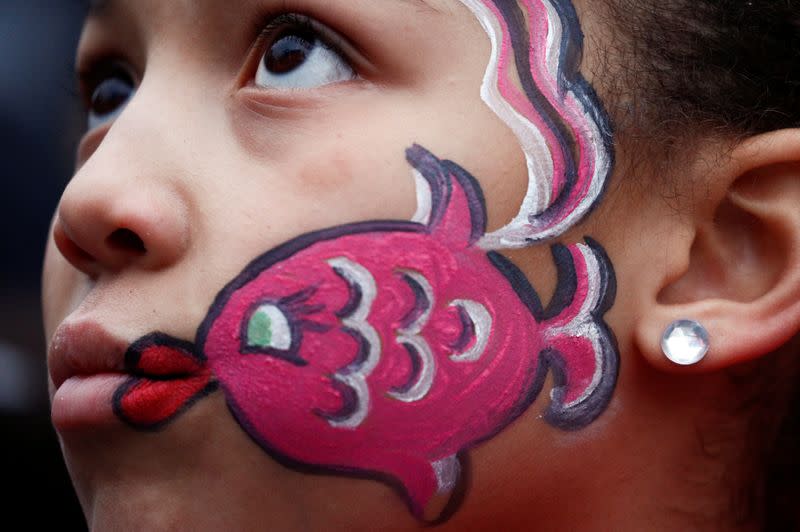 Protesters attend a demonstration held by "the sardines", a grassroots movement against far-right League leader Matteo Salvini, in Bologna