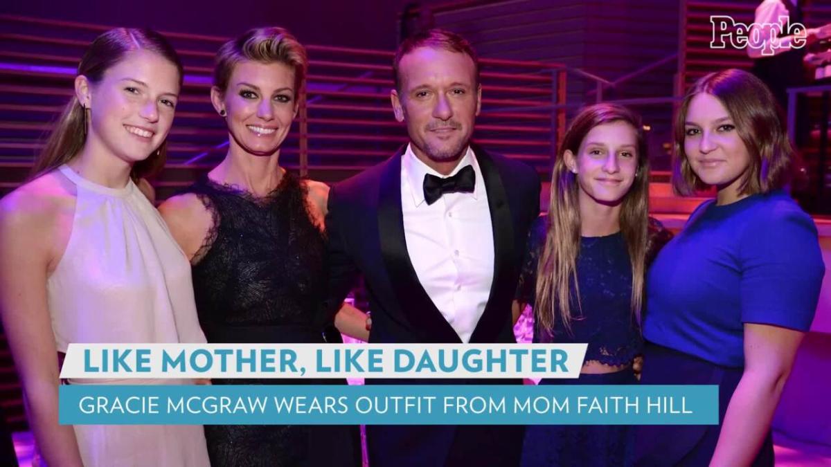 Tim McGraw and Faith Hill's Daughter Gracie Wears Mom's Vintage Outfit