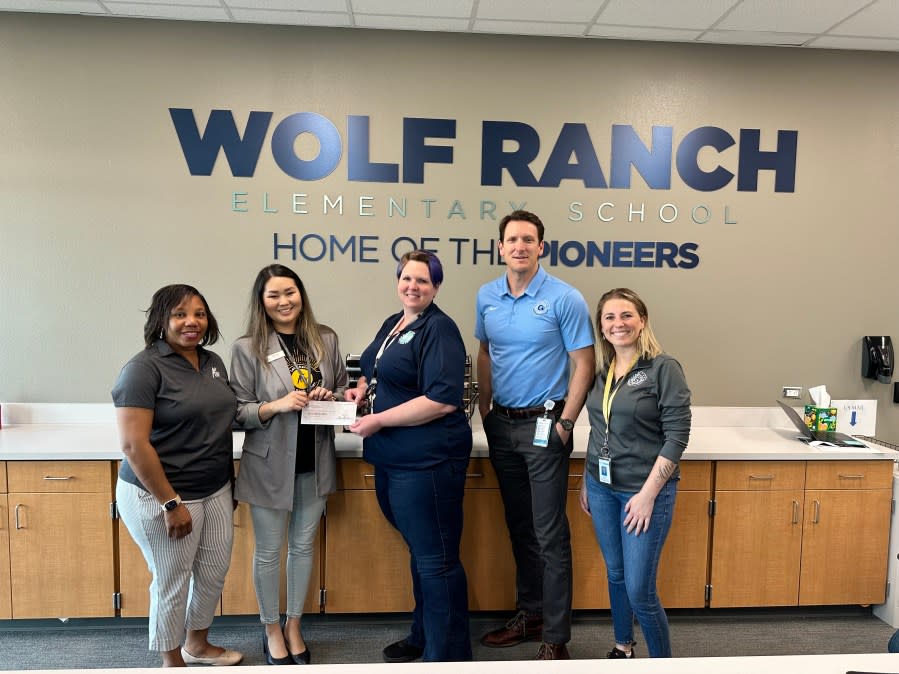A+FCU makes donation to pay off lunch balances in GISD (Courtesy: Georgetown ISD)
