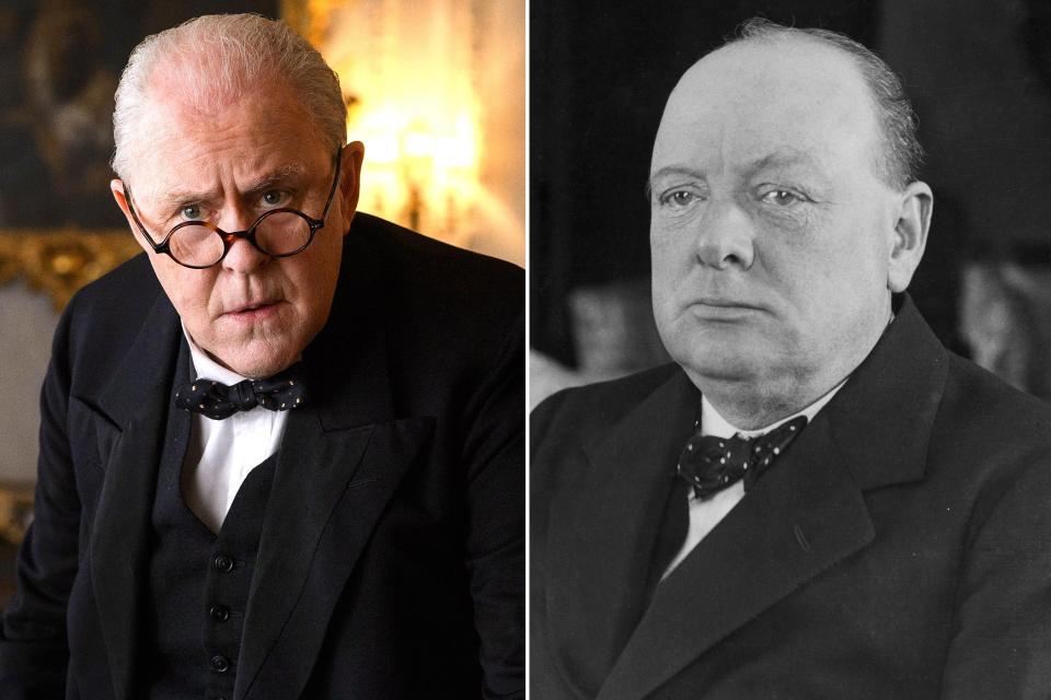 John Lithgow and Winston Churchill