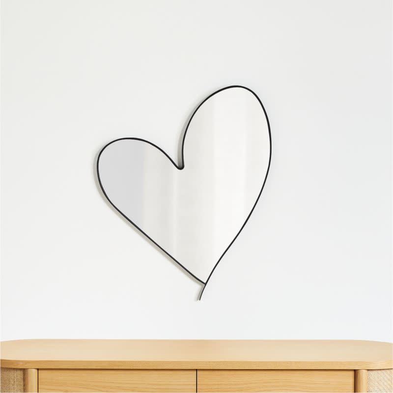 2) Heart Wall Mirror