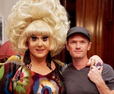 Neil Patrick Harris (on right, with drag icon Lady Bunny) praised the original Wigstock for “breaking down stereotypes and helping everyone to love and understand each other more.”