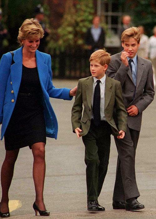 When Prince William was seven, he reportedly told Princess Diana that he wanted to be a policeman so he could look after her, according to Vanity Fair. But five-year-old Harry responded, "Oh, no you can't. You've got to be King!"