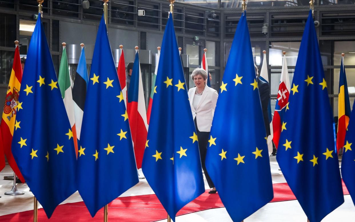 EU flags - AFP