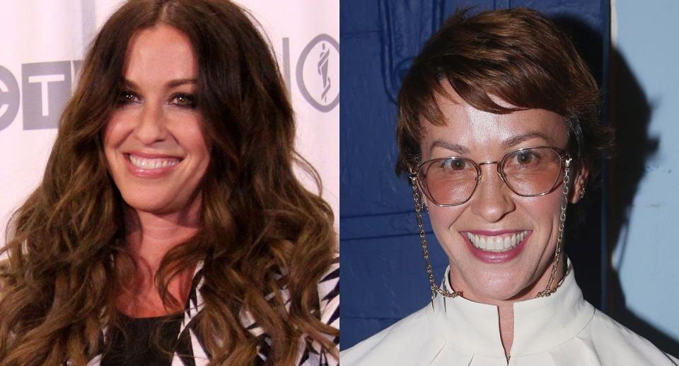 Le nouveau look d’Alanis Morissette ne fait pas l’unanimité sur internet. (Getty Images)