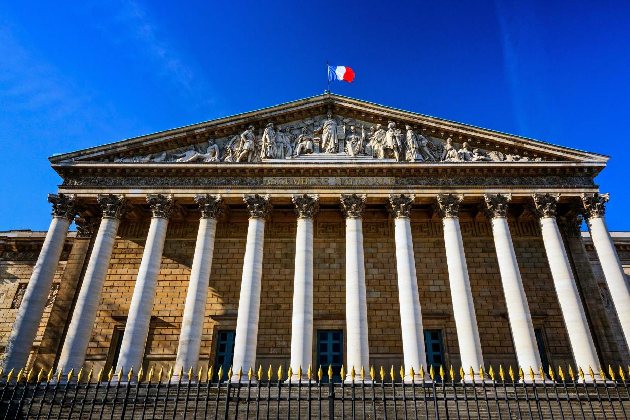 Le Palais Bourbon, à Paris. 