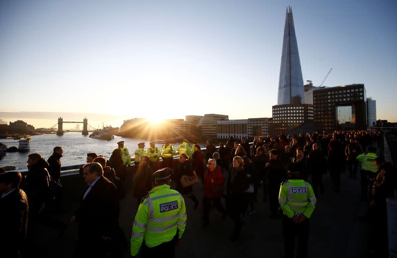 Site of a fatal attack on London Bridge in London