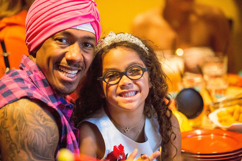 Nick Cannon with daughter Monroe (Photo: Getty Images)