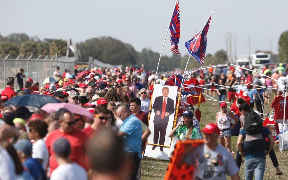 After turbulent first weeks in the White House Donald Trump launches 2020 re-election bid at Florida rally