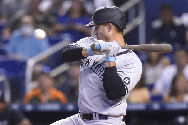 Rizzo HR again for Yanks as Marlins' Mattingly misses game