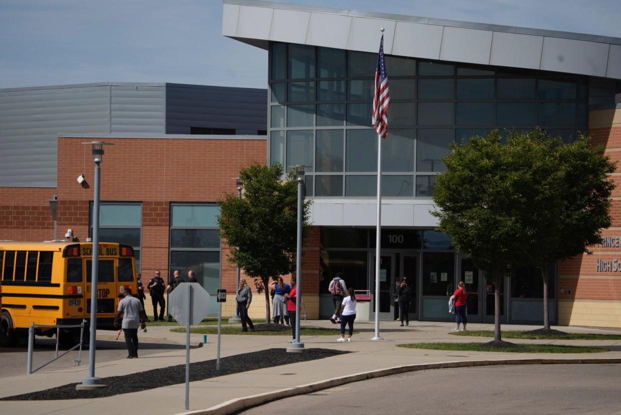 A threat from a group claiming to be Russian terrorists was made against a Princeton elementary school, but the FBI has said it is a hoax, district officials said.