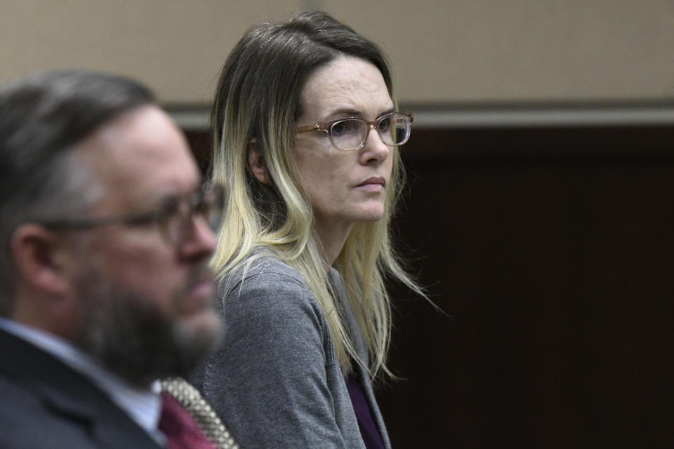Denise Williams listens during her trial for the murder of her husband Mike Williams on Dec. 12, 2018. (Photo: ASSOCIATED PRESS)