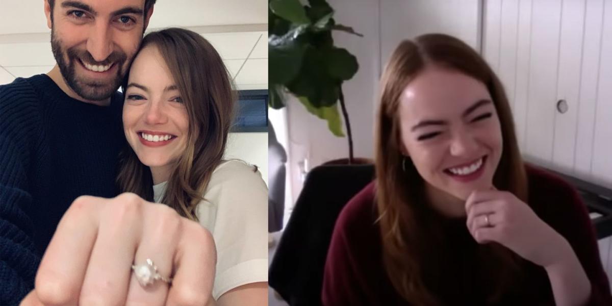 Thanks to Emma Stone Now We All Want Pearl Engagement Rings