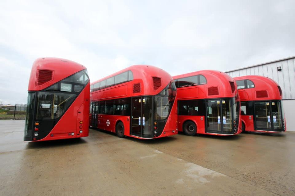 London buses  (PA)