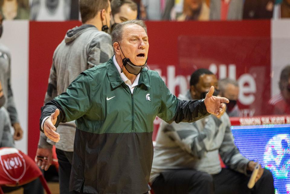 Spartans head coach Tom Izzo