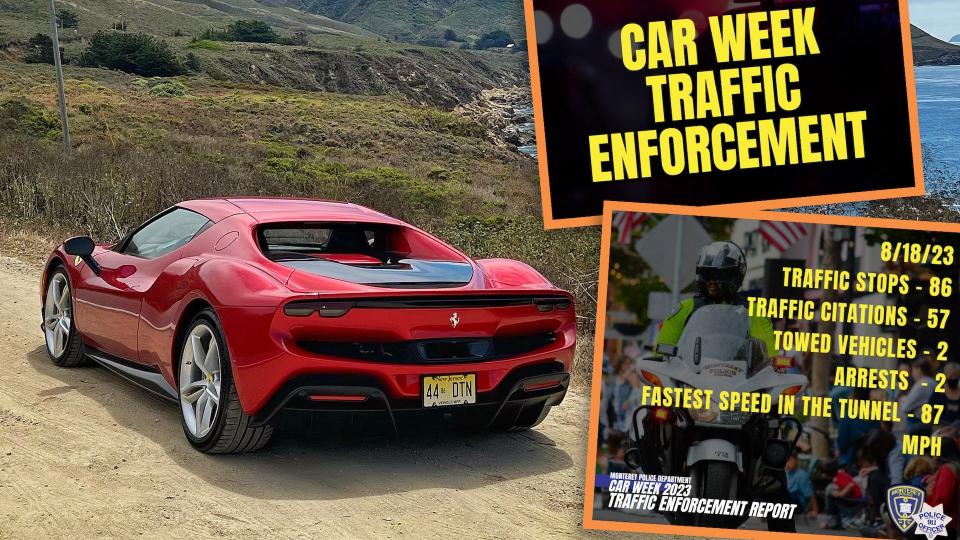 Monterey Police Handed Out So Many Tickets During Car Week photo