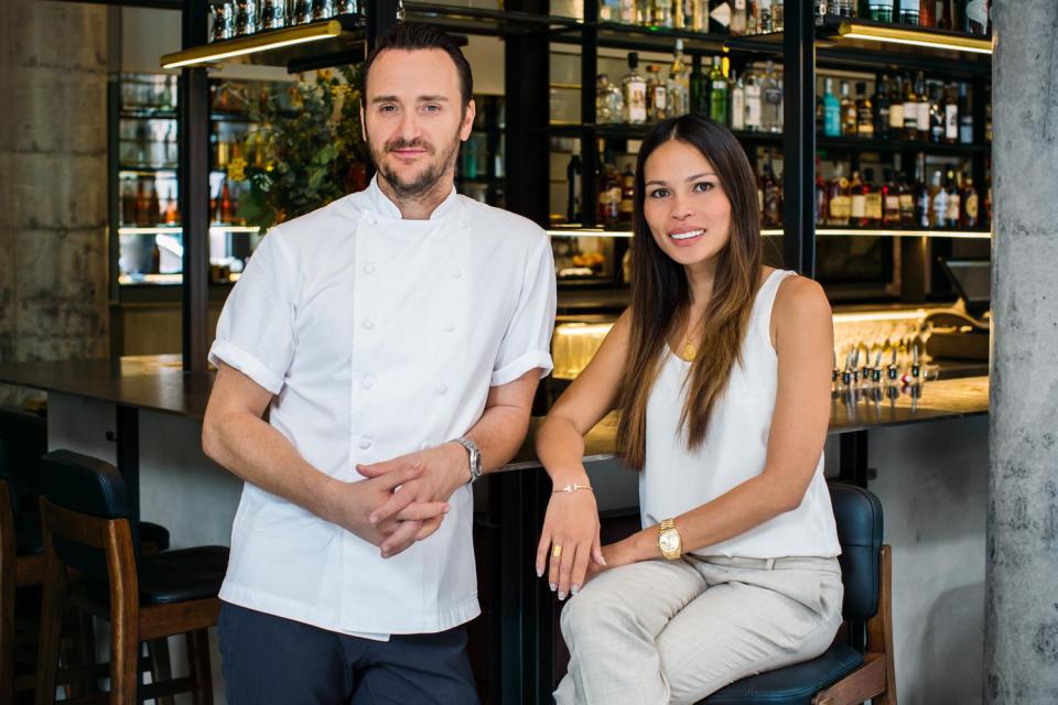 Dynamic duo: Jason Atherton and his wife Irha