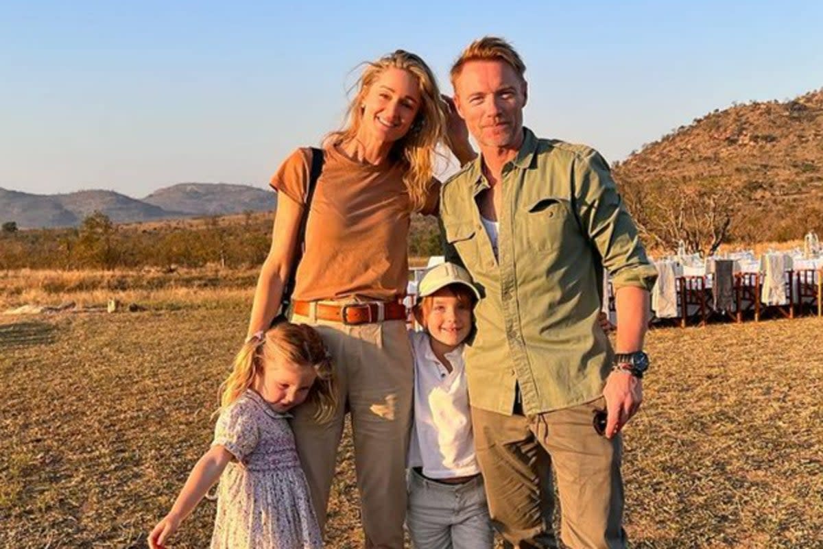 Ronan Keating has opened up about the pain of recently losing his brother  (Instagram @rokeating)