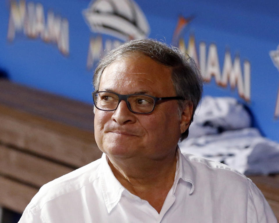 Jeffrey Loria is still finding ways to crap on Miami even after selling the Marlins. (AP Photo)
