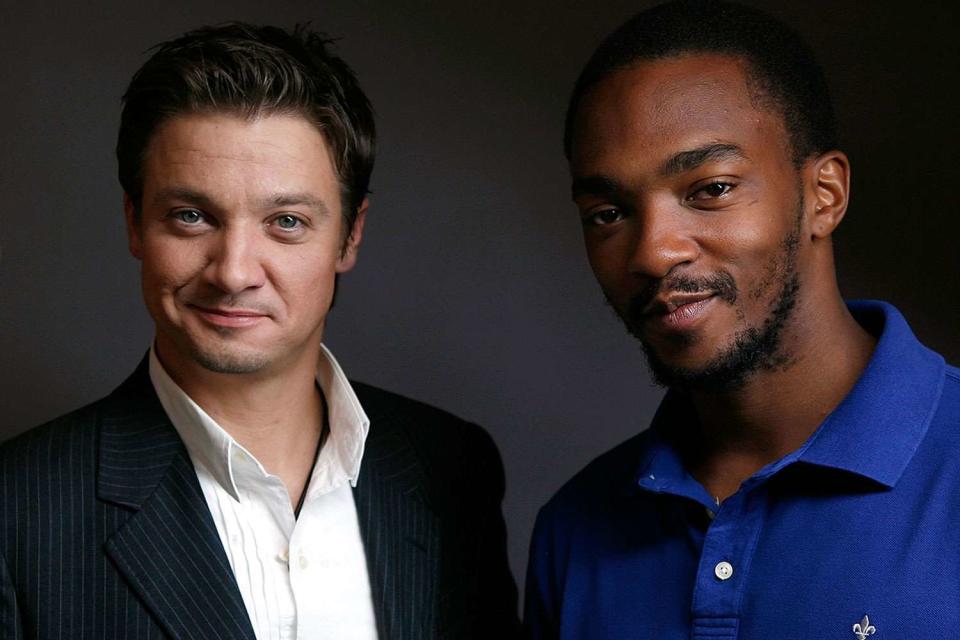 fJeff Vespa/WireImage Jeremy Renner and Anthony Mackie in 2008