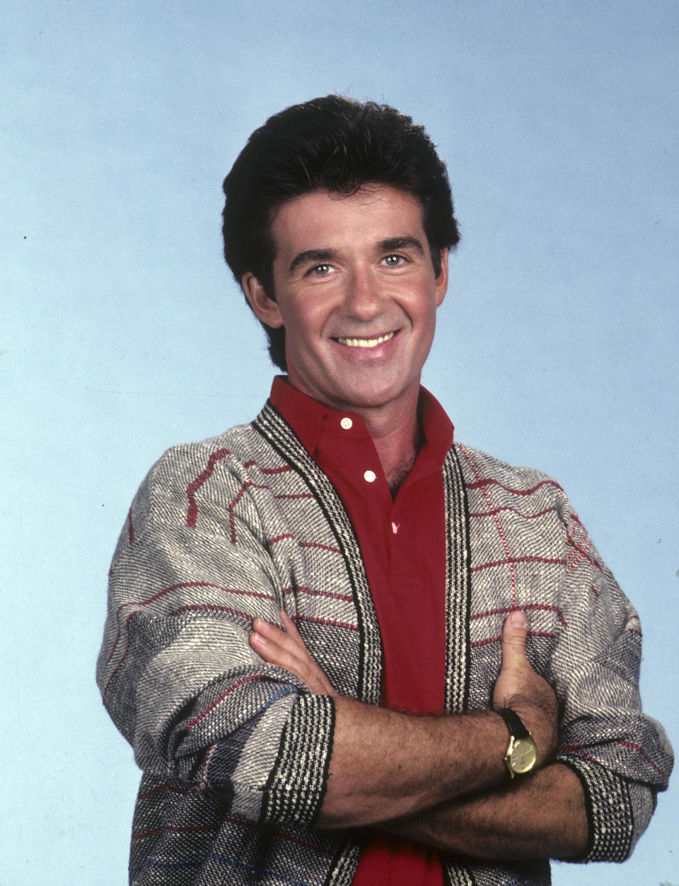 <p>Alan Thicke, a Canadian actor best known for playing Jason Seaver, the family patriarch of Growing Pains, died of a heart attack on December 13. He was 69. — (Pictured) ‘Growing Pains’ photo shoot in 1986. (ABC Photo Archives/ABC via Getty Images) </p>