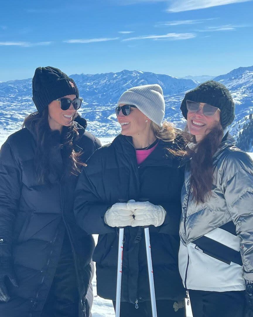 Meghan Markle con sus amigas en Salt Lake City, Utah (Foto: Instagram/@heatherdorak)