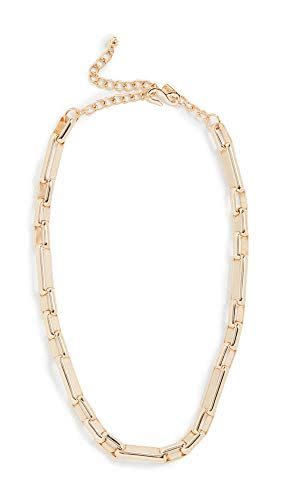 13) Polished Gold Chain Link Necklace