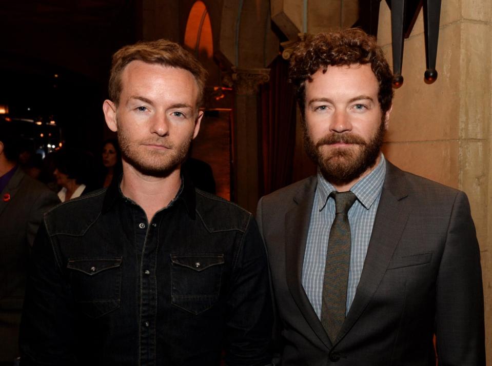Christopher Masterson [Left] pictured with Danny Masterson [Right] (Getty Images)