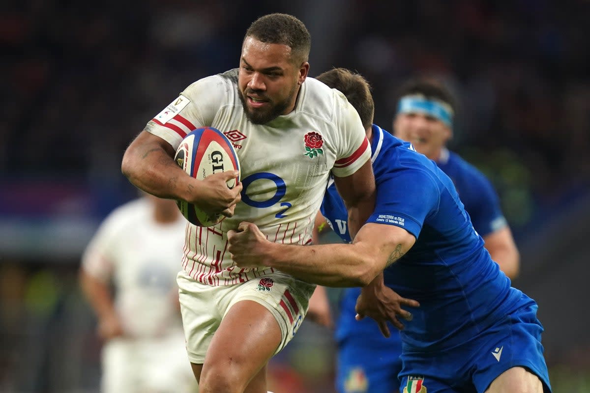 Ollie Lawrence has been one of the most effective carriers in the Six Nations (Adam Davy/PA) (PA Wire)