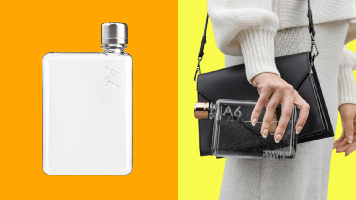 This clever find ‘looks like a flask,’ but it’s a travel-friendly water bottle