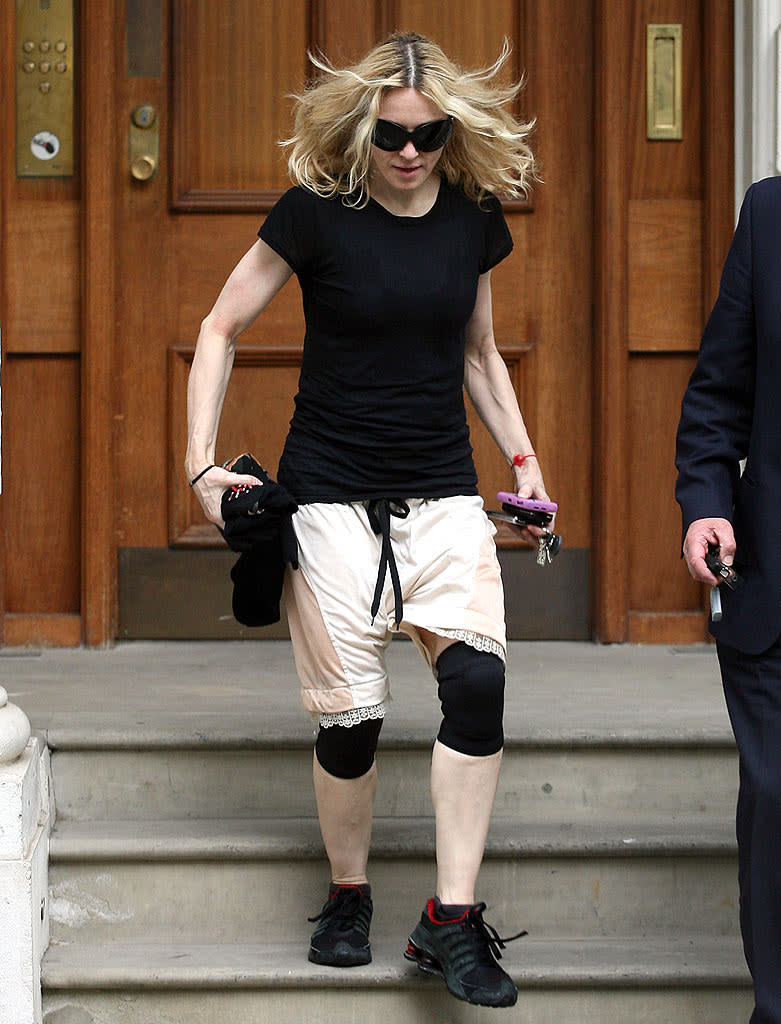 Madonna Leavesthe Gym