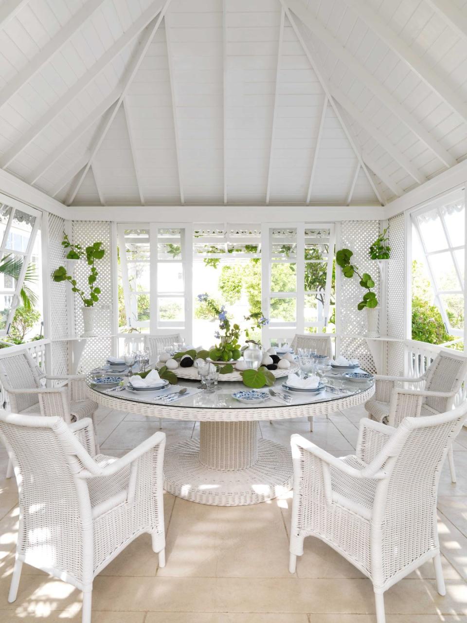 This Mustique Dining Pavillion Designed by Veere Greeney