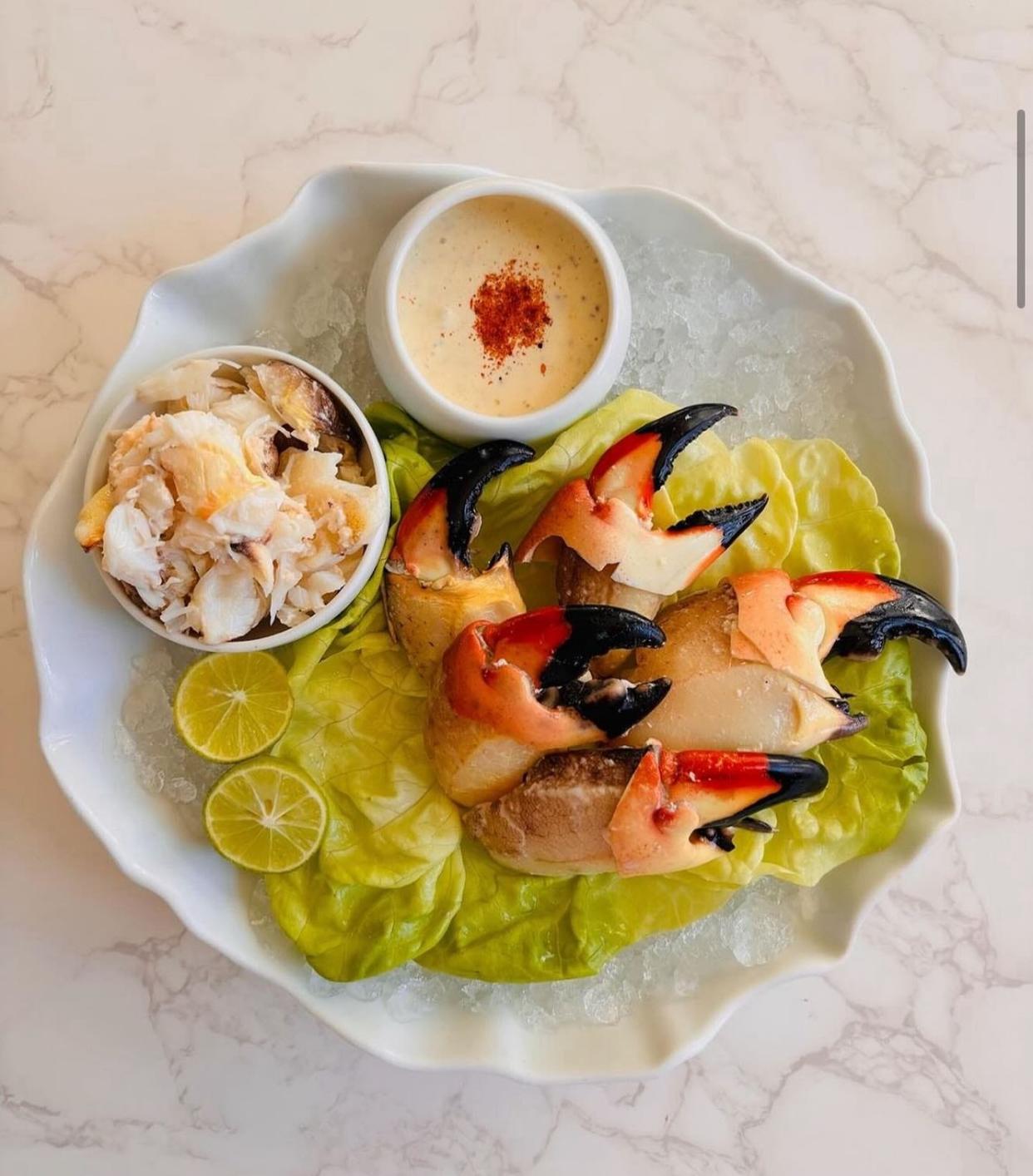 Stone crab is a sought-after menu item at Café Boulud.