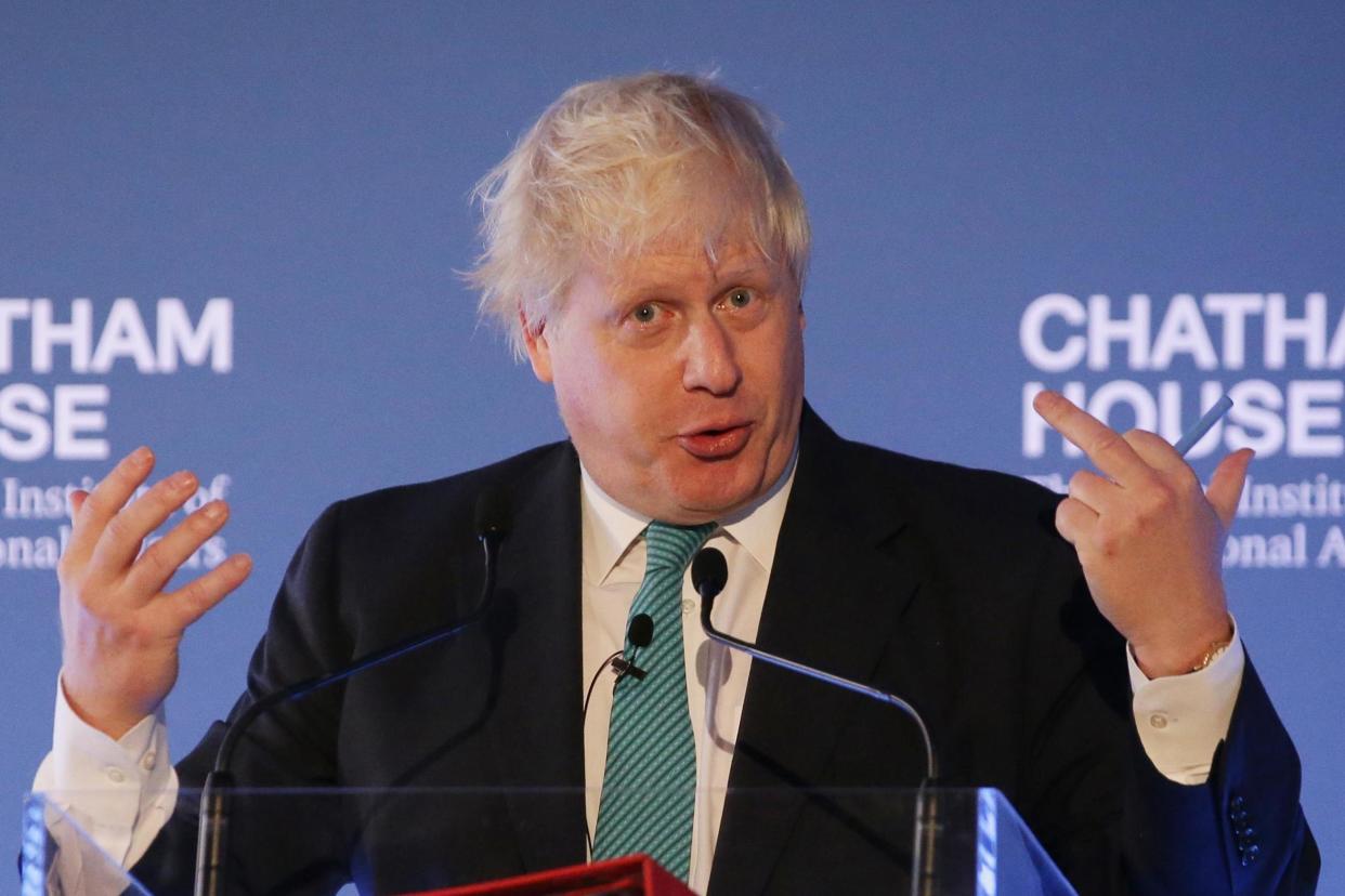 Boris Johnson urged the Prime Minister to deliver a "full British Brexit" as Cabinet colleagues warned the UK is able to walk away without a deal: AFP/Getty Images