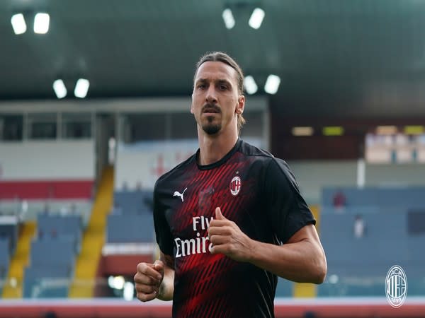 AC Milan's Zlatan Ibrahimovic. (Photo/ AC Milan Twitter)