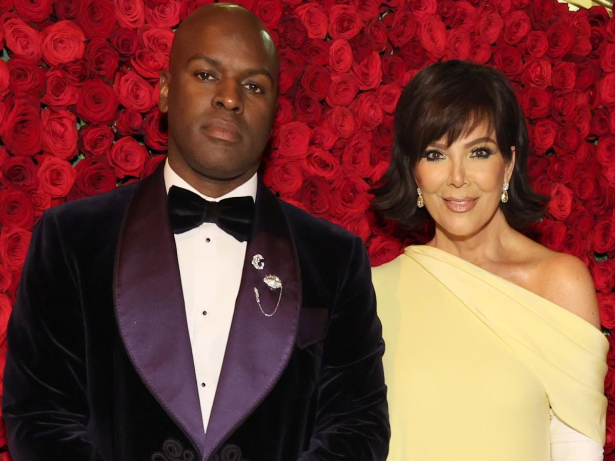 Kris Jenner, 64, Stuns In Lace White Dress & Holds Hands With Corey Gamble,  39, On Romantic Vacay