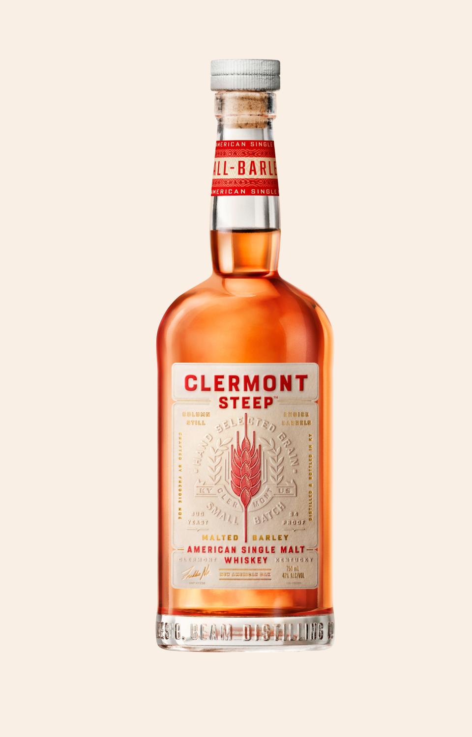Clermont Steep is an American Single Malt Whiskey, the first released from the James B. Beam Distilling Co. under Freddie Noe, 8th Generation Master Distiller of the Fred B. Noe Distillery. It retails for $59.99