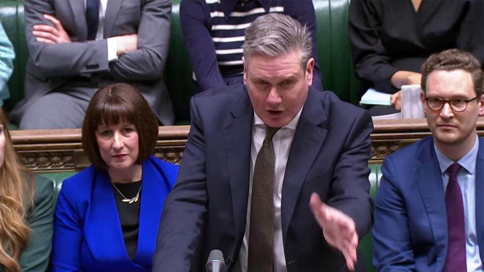 Labour leader Sir Keir Starmer responds to the Budget announcement (Parliament TV)