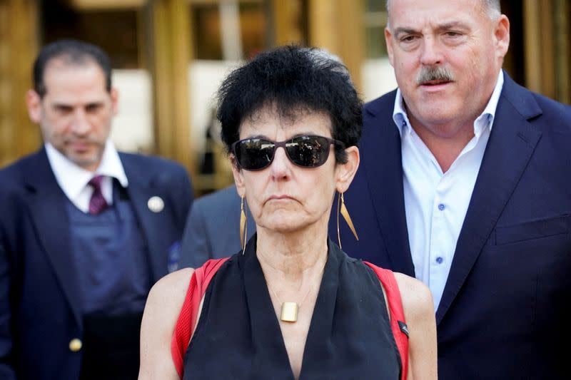 FILE PHOTO: Barbara Fried, mother of Sam Bankman-Fried, leaves the courthouse in New York