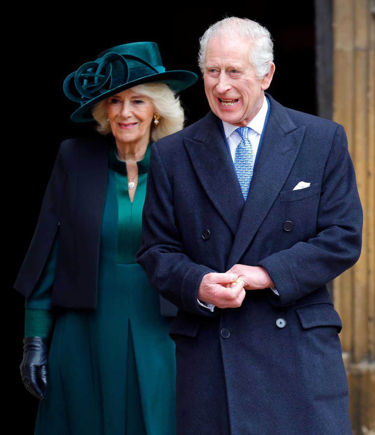 the royal family attend the 2024 easter mattins service