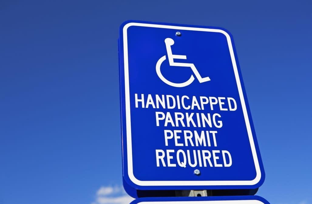 Handicapped Parking sign