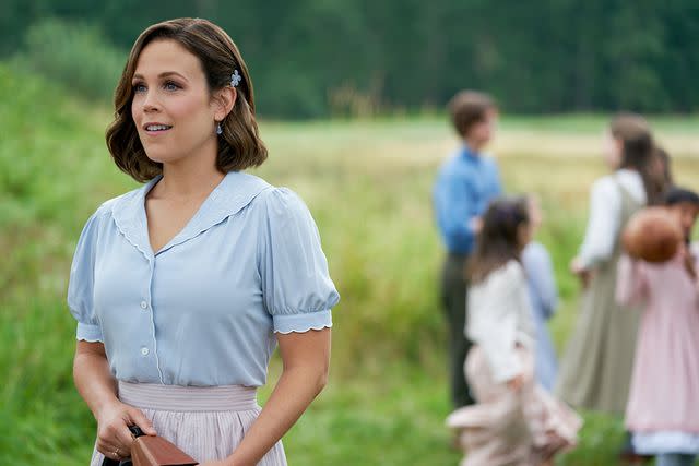 <p>Ricardo Hubbs/Hallmark Media</p> Erin Krakow in 'When Calls the Heart'