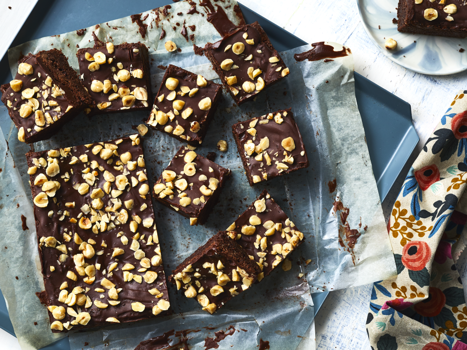 Chocolate-Hazelnut Brownies